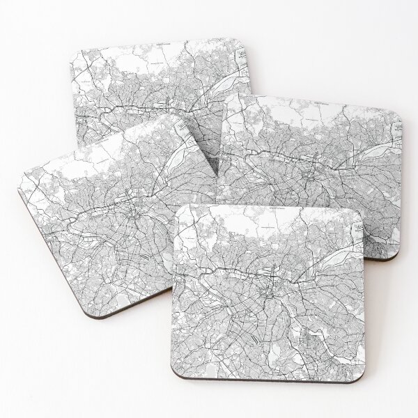 Item preview, São Paulo, Brazil Map (Theme 1) designed and sold by Mapnify.
