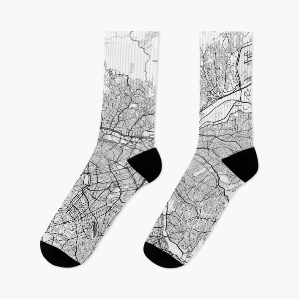 Item preview, São Paulo, Brazil Map (Theme 1) designed and sold by Mapnify.