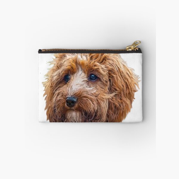 Item preview, Cockapoo Art Gorgeous Brown and White Doodle Dog designed and sold by Labradoodlesetc.