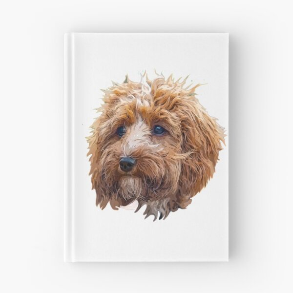 Item preview, Cockapoo Art Gorgeous Brown and White Doodle Dog designed and sold by Labradoodlesetc.