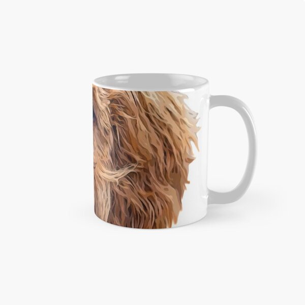 Aperçu de l'œuvre Cockapoo Art Superbe chien de griffonnage marron et blanc créée et vendue par Labradoodlesetc.