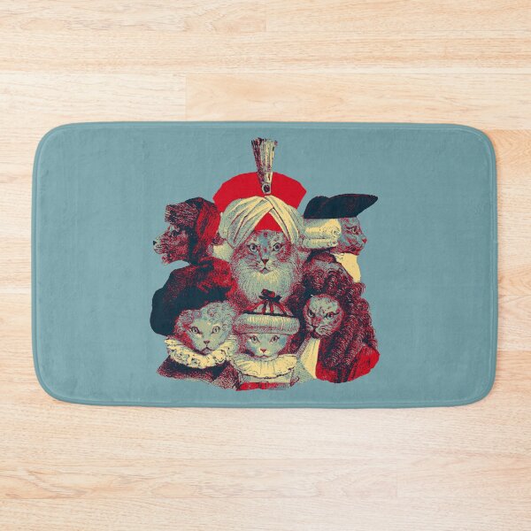 Item preview, Les Chats Coiffés (The Hair-Dressed Cats) poster designed and sold by SolidEarthArt.
