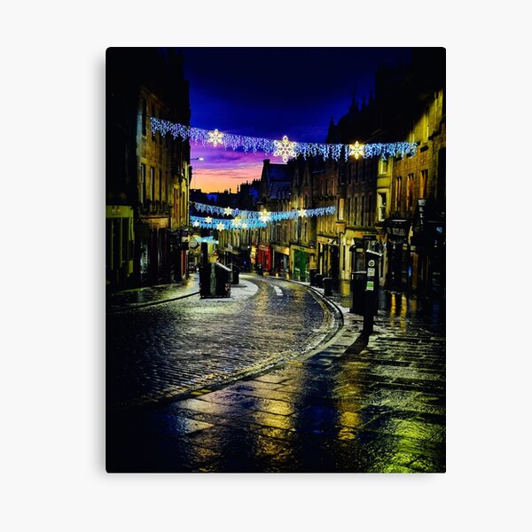 Cockburn Street Christmas Canvas Print