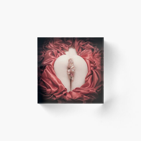 Roses are red. Acrylic Block