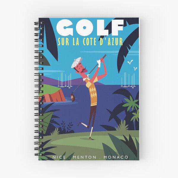 Item preview, Cote d'Azur Golf poster designed and sold by GAGodel.