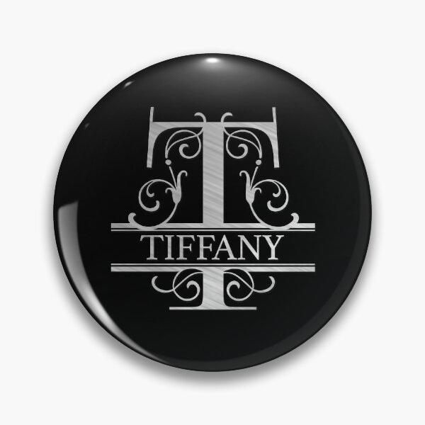 Artikelvorschau, Tiffany Name - Silver Metallic Style Monogram Letter T The Tiffany Name Gift For Tiffany entworfen und verkauft von JoleneHarty.