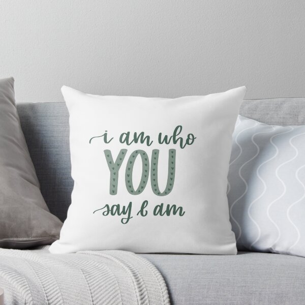 Item preview, I Am Who You Say I Am designed and sold by CCalligraphyCo.