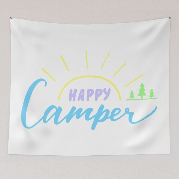 Item preview, Happy Camper designed and sold by Ashleigh Does Art Stuff.
