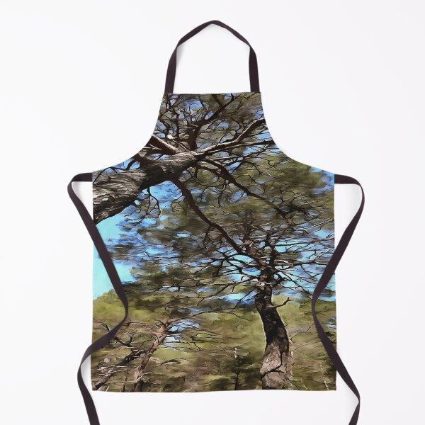 Item preview, Tangled Branches Of Pine Trees Bizarre Perspective Painting designed and sold by taiche.