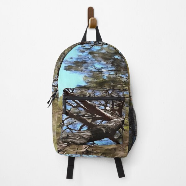 Item preview, Tangled Branches Of Pine Trees Bizarre Perspective Painting designed and sold by taiche.