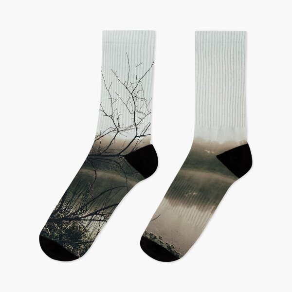 Item preview, Creepy Morning Fog Over The Lake designed and sold by Zurickdesigns.