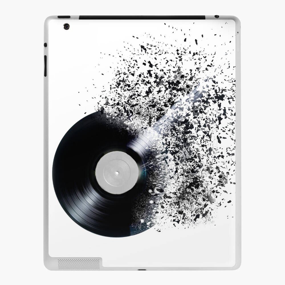 Shattering Vinyl Record Ipad Case Skin By Oelton Redbubble