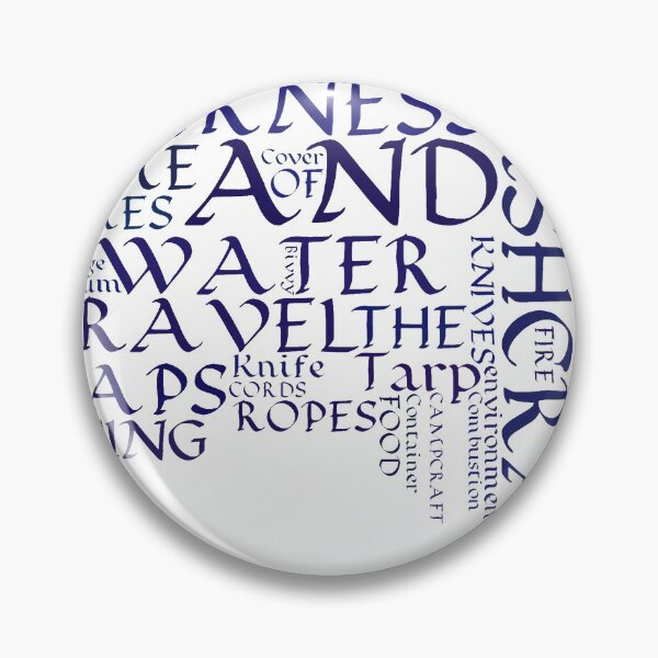 Item preview, Bushcraft Blues - Word Art designed and sold by Machrihanish.