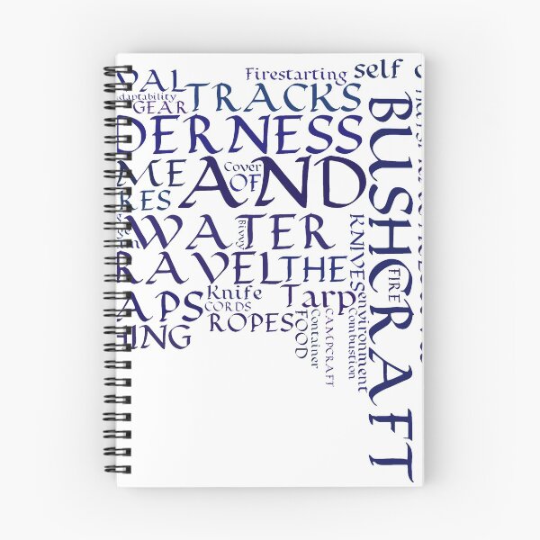 Item preview, Bushcraft Blues - Word Art designed and sold by Machrihanish.