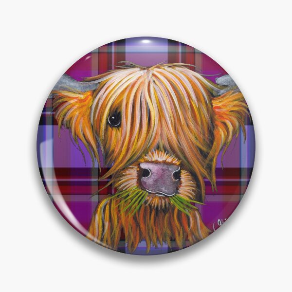 Item preview, SCoTTiSH HiGHLaND CoW ' TaRTaN LiTTLe ViKiNG P ' by SHiRLeY MacARTHuR designed and sold by Shirley MacArthur Art.