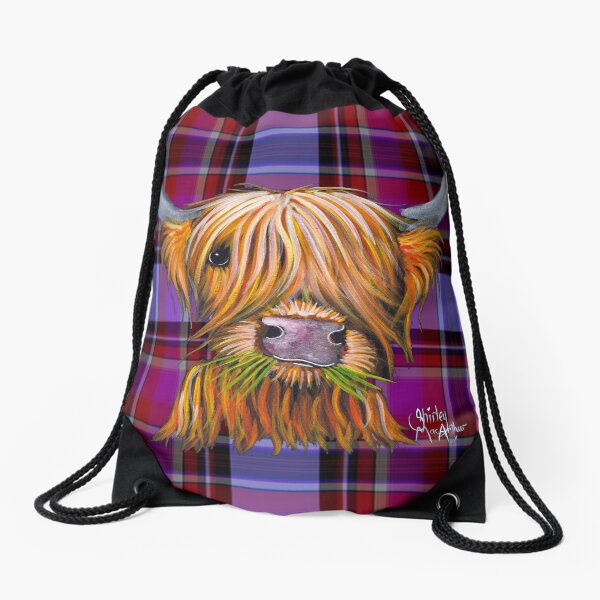 Item preview, SCoTTiSH HiGHLaND CoW ' TaRTaN LiTTLe ViKiNG P ' by SHiRLeY MacARTHuR designed and sold by Shirley MacArthur Limited.