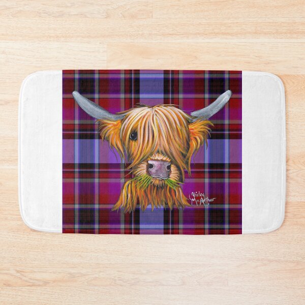 Item preview, SCoTTiSH HiGHLaND CoW ' TaRTaN LiTTLe ViKiNG P ' by SHiRLeY MacARTHuR designed and sold by Shirley MacArthur Art.