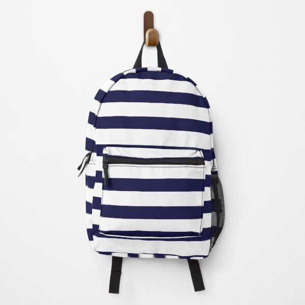 Navy Stripe Backpack