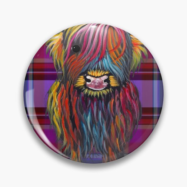 Item preview, SCoTTiSH HiGHLaND CoW ' TaRTaN BRaVe ONe ' by SHiRLeY MacARTHuR designed and sold by Shirley MacArthur Art.