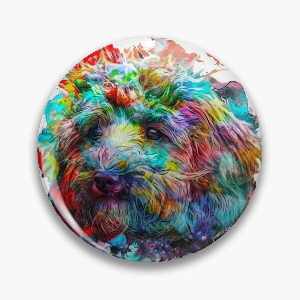 Artikelvorschau, Cockapoo Regenbogen Entzückender mehrfarbiger Gekritzelhund entworfen und verkauft von Labradoodlesetc.