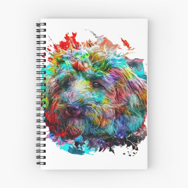 Item preview, Cockapoo Rainbow Adorable Multicolor Doodle Dog designed and sold by Labradoodlesetc.