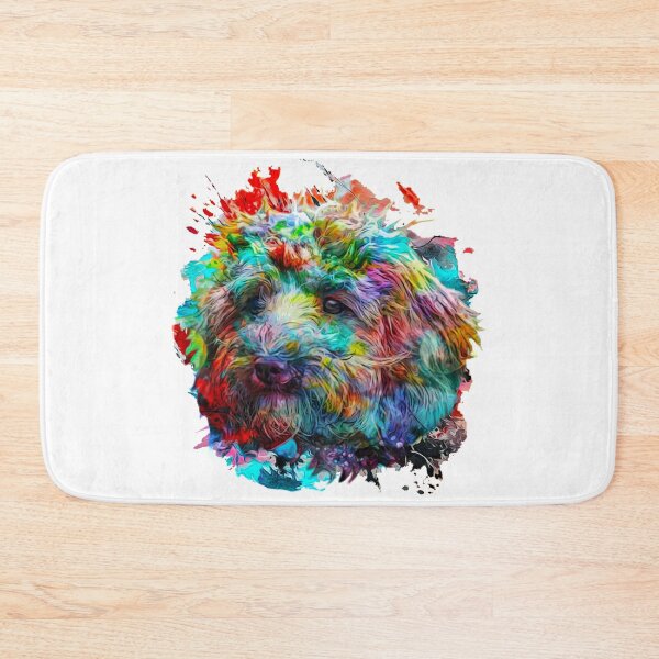 Item preview, Cockapoo Rainbow Adorable Multicolor Doodle Dog designed and sold by Labradoodlesetc.