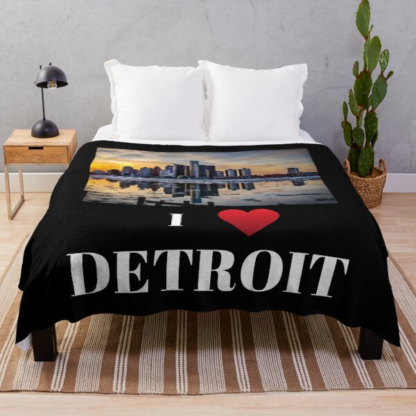 Item preview, Detroit city skyscraper skyline designed and sold by BarvinWayne.