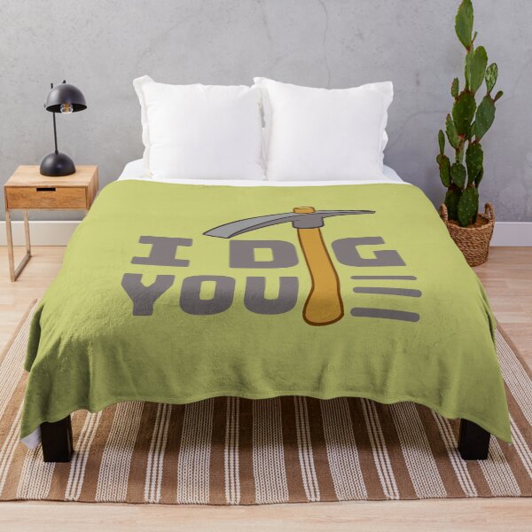 Item preview, I dig you - pickaxe design designed and sold by DrawingBoard.