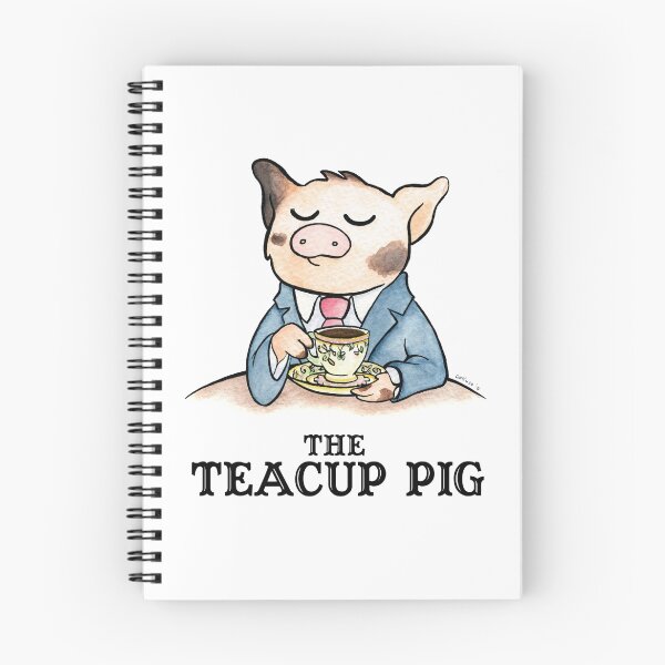 Item preview, The Teacup Pig designed and sold by Pigxel Art.