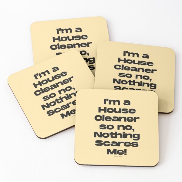 Item preview, Nothing Scares Me Funny Housekeeping Design designed and sold by SavvyCleaner.