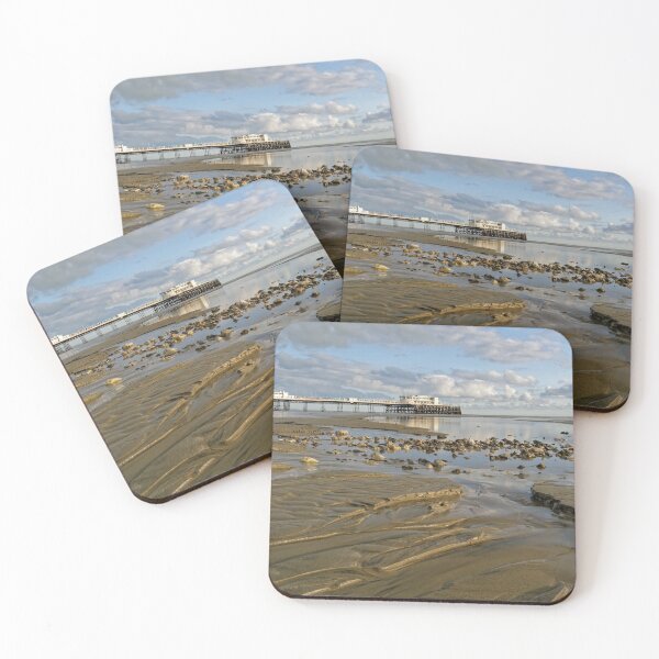 Item preview, Worthing Beach at Low Tide, West Sussex, UK designed and sold by atomov.