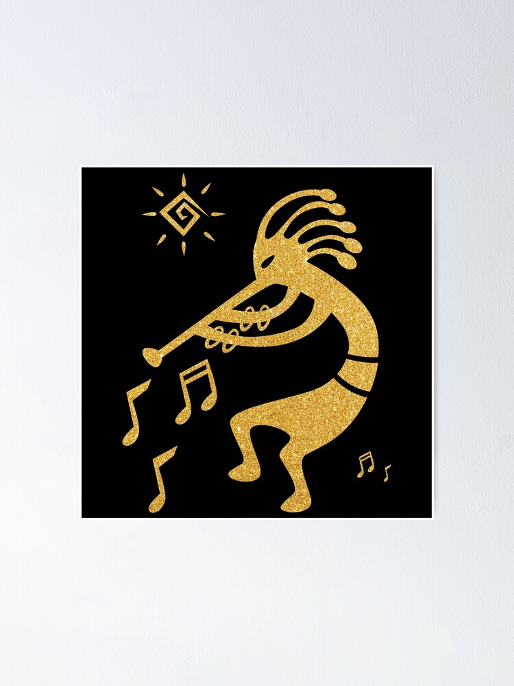 "Native Americans mythology Kokopelli Deity of Fertility Trumpet