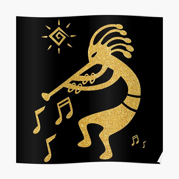 "Native Americans mythology Kokopelli Deity of Fertility Trumpet