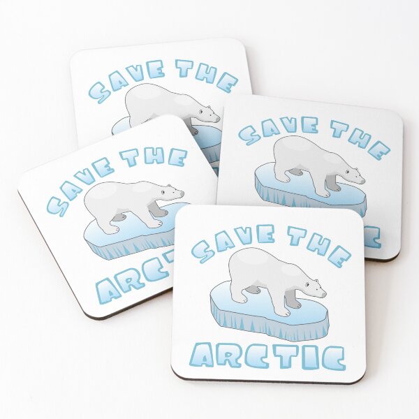 Item preview, Save The Arctic Sticker designed and sold by colortrends.