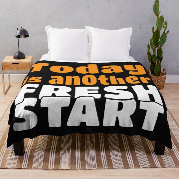 Item preview, TODAY IS ANOTHER FRESH START - WONDERFUL POSITIVE MOTIVATIONAL AND INSPIRATIONAL QUOTE designed and sold by Ralek.