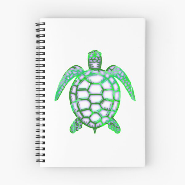 Item preview, Green and Purple Abstract Turtle designed and sold by HandsoffMyWorks.