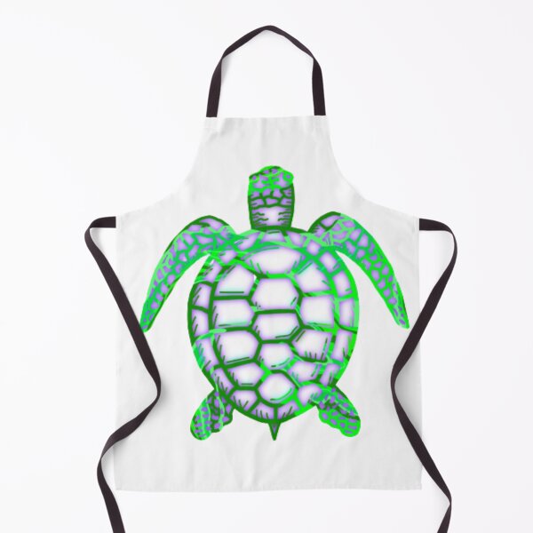 Item preview, Green and Purple Abstract Turtle designed and sold by HandsoffMyWorks.