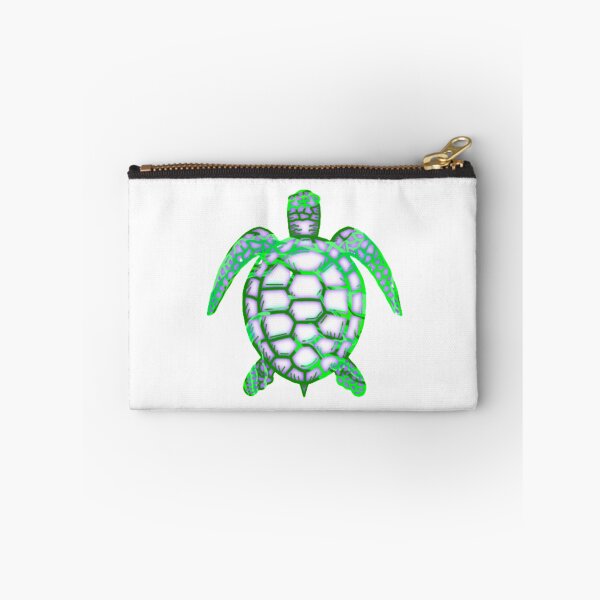 Item preview, Green and Purple Abstract Turtle designed and sold by HandsoffMyWorks.