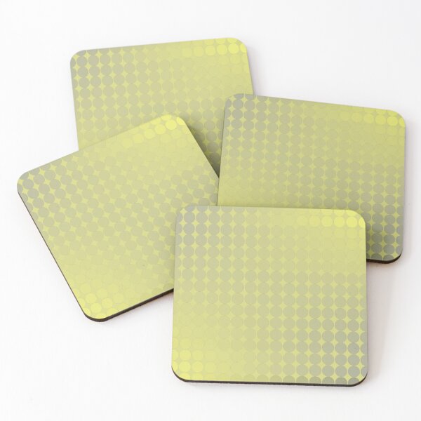 Item preview, Pattern of yellow and green circles designed and sold by Robert Elfferich.