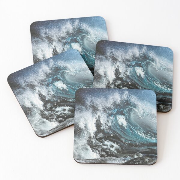 Item preview, Stormy Ocean Waves | Dark Ocean Wave | Blue Wave designed and sold by stuff-n-stuff.