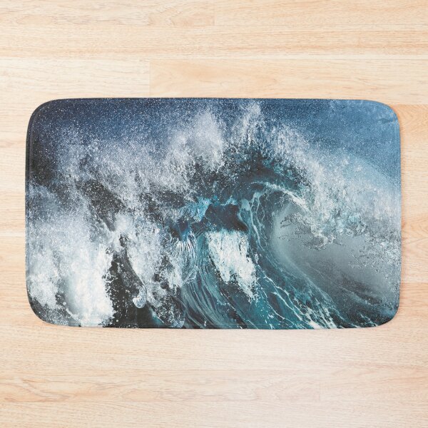 Item preview, Stormy Ocean Waves | Dark Ocean Wave | Blue Wave designed and sold by stuff-n-stuff.