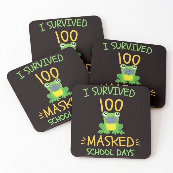 Item preview, I Survived 100 Masked School Days - frog lover designed and sold by YourgiftShop.