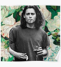 Junge Johnny Depp Kunst Poster