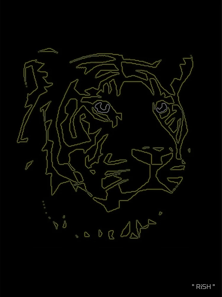 Thumbnail 5 of 5, iPhone Case, Tiger Tron designed and sold by " RiSH ".