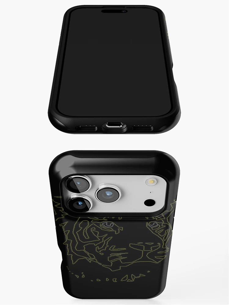 Thumbnail 3 of 4, iPhone Case, Tiger Tron designed and sold by " RiSH ".