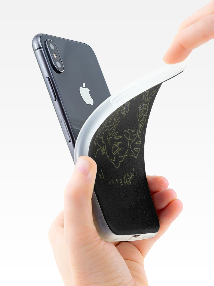 Thumbnail 4 of 5, iPhone Case, Tiger Tron designed and sold by " RiSH ".