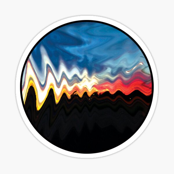 abstract skyline Sticker