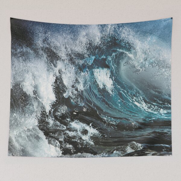 Item preview, Stormy Ocean Waves | Dark Ocean Wave | Blue Wave designed and sold by stuff-n-stuff.