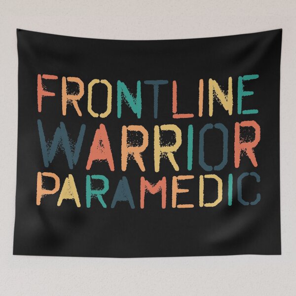 Item preview, Frontline Warrior Paramedic! Spray Paint design! designed and sold by Henri Vellart.
