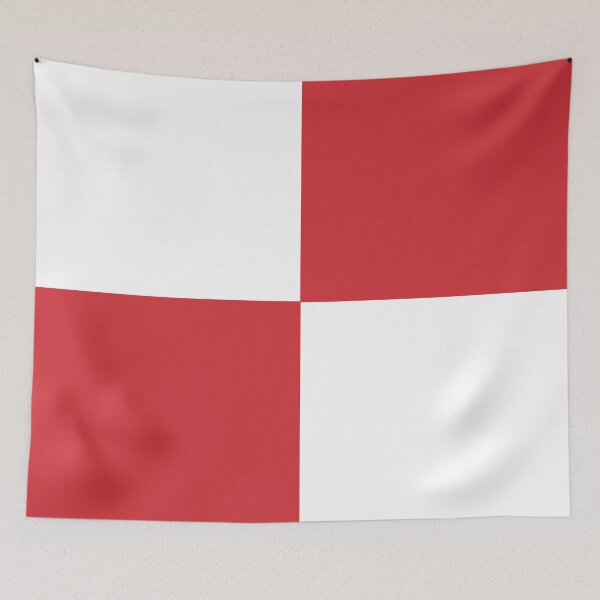 Item preview, RED and WHITE LARGE CHECKERS designed and sold by RachelMacht.
